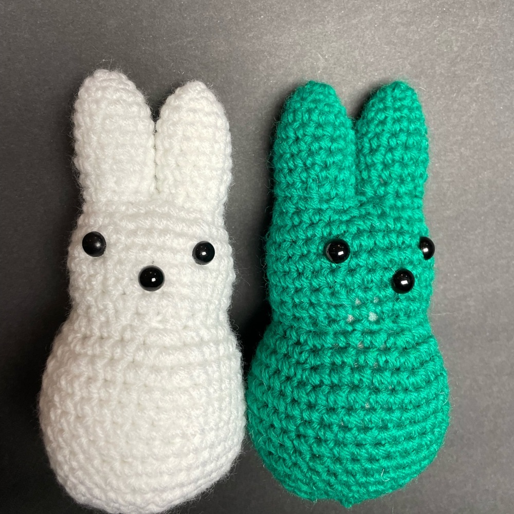 Plush Crocheted Bunnies